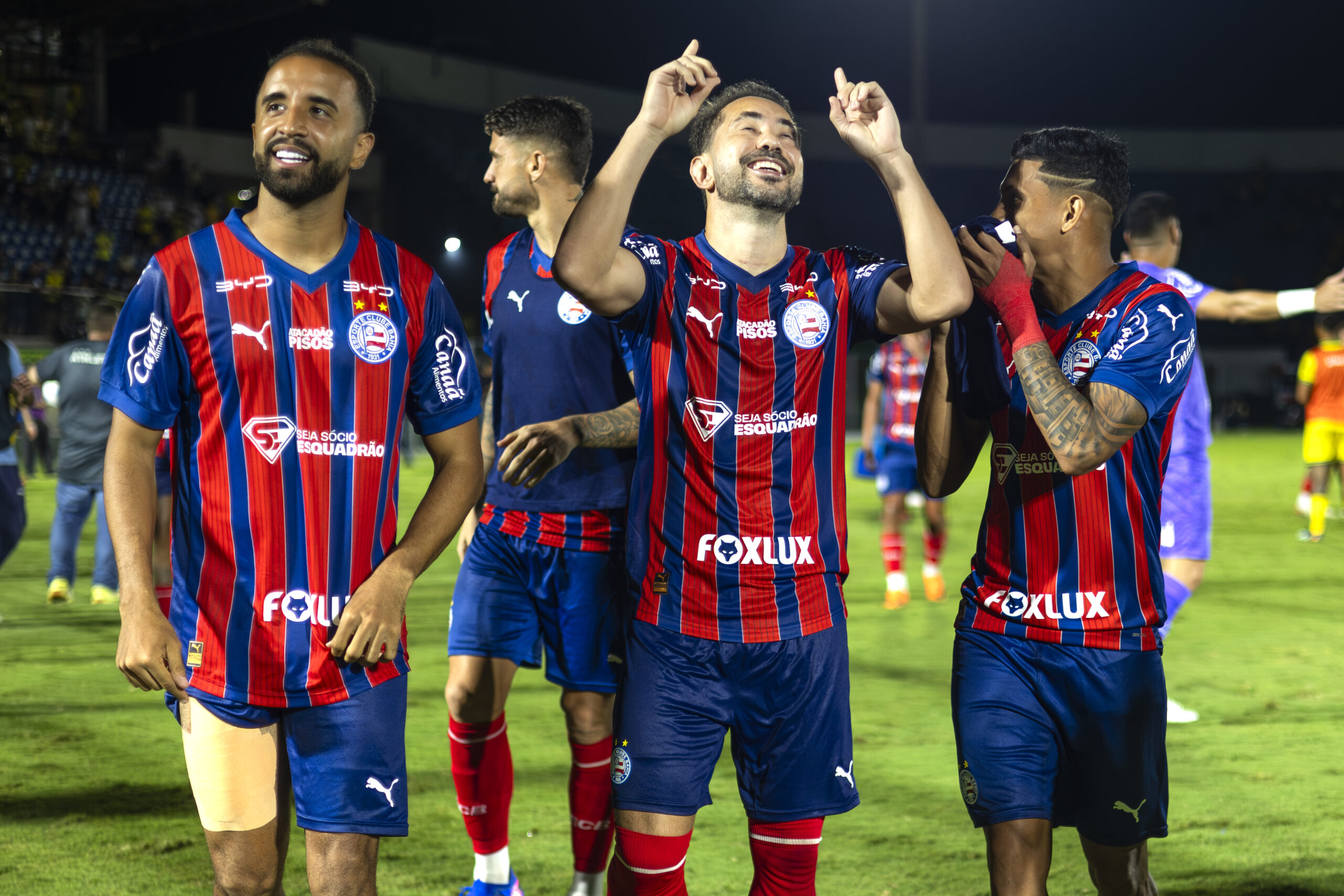 Bahia comemora vitória como visitante no Brasileirão 2026