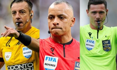 Árbitros Raphael Claus, Wilton Pereira Sampaio e o estreante Ramon Abatti Abel serão os representantes brasileiros da arbitragem na Copa do Mundo 2026