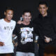 Neymar, Messi e Cristiano Ronaldo juntos.